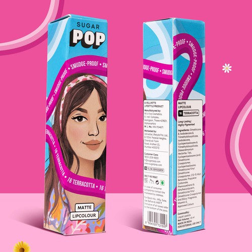 SUGAR POP Matte Lipcolour - 16 Terracotta