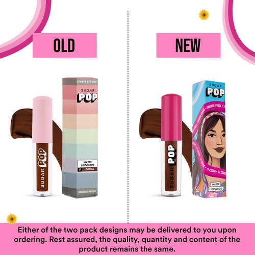 SUGAR POP Matte Lipcolour - 17 Cocoa
