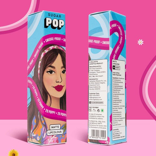 SUGAR POP Matte Lipcolour - 20 Poppy