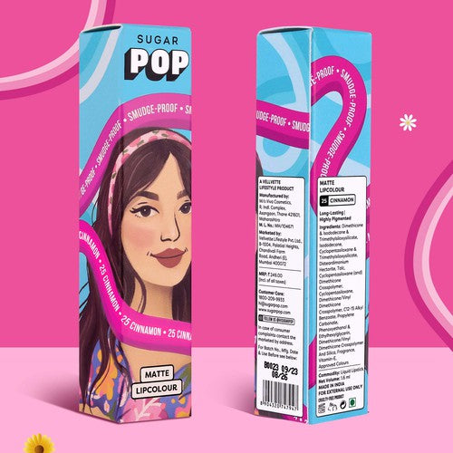 SUGAR POP Matte Lipcolour - 25 Cinnamon