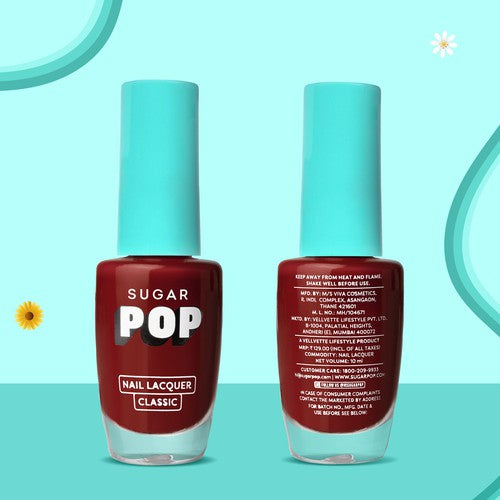 SUGAR POP Nail Lacquer 18 Red Rum