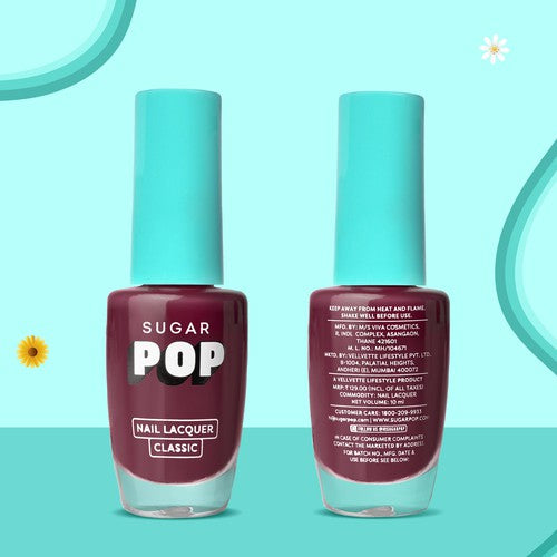 SUGAR POP Nail Lacquer 22 Burgundy Bloom