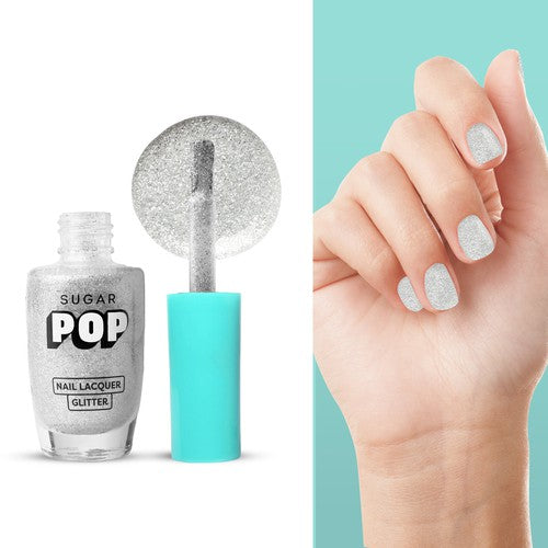 SUGAR POP Nail Lacquer Glitter - 04 Diamonds & Pearls