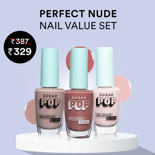SUGAR POP Perfect Nude Nail Value Set (Bonus)