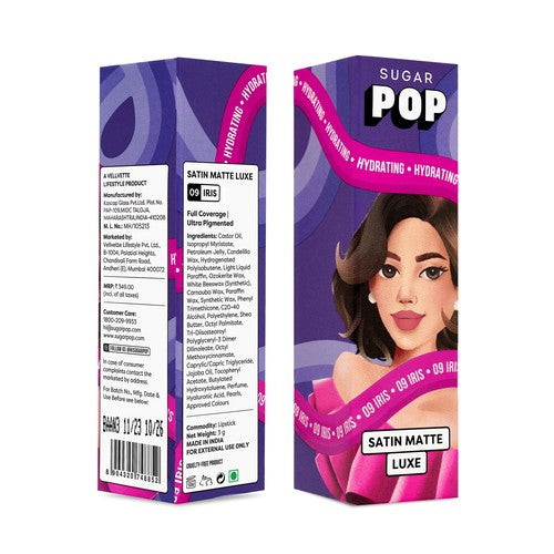 SUGAR POP Satin Matte Luxe 09 Iris