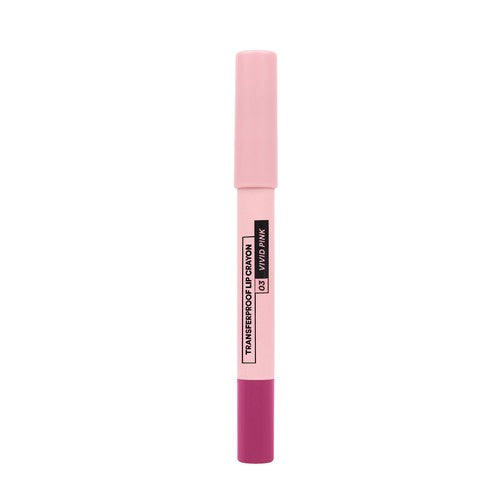 SUGAR POP Transferproof Lip Crayon 03 Vivid Pink