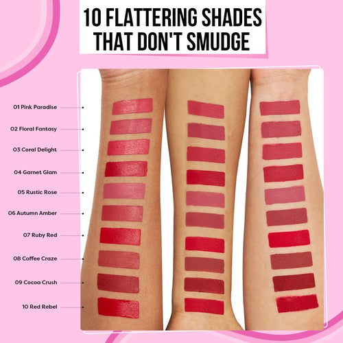 SUGAR POP Ultrastay Transferproof Lipstick 07 Ruby Red