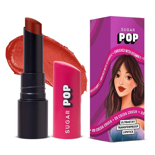SUGAR POP Ultrastay Transferproof Lipstick 09 Cocoa Crush