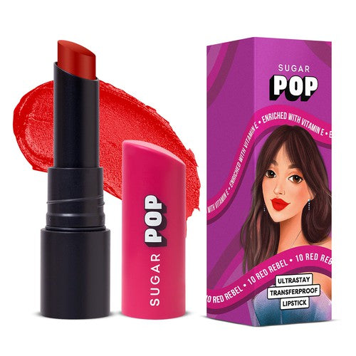SUGAR POP Ultrastay Transferproof Lipstick 10 Red Rebel