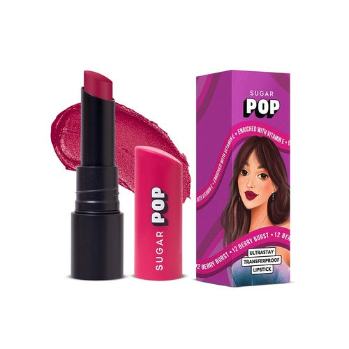 SUGAR POP Ultrastay Transferproof Lipstick 12 Berry Burst