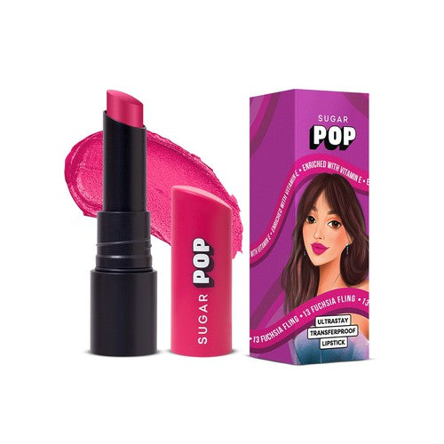 SUGAR POP Ultrastay Transferproof Lipstick 13 Fuchsia Fling