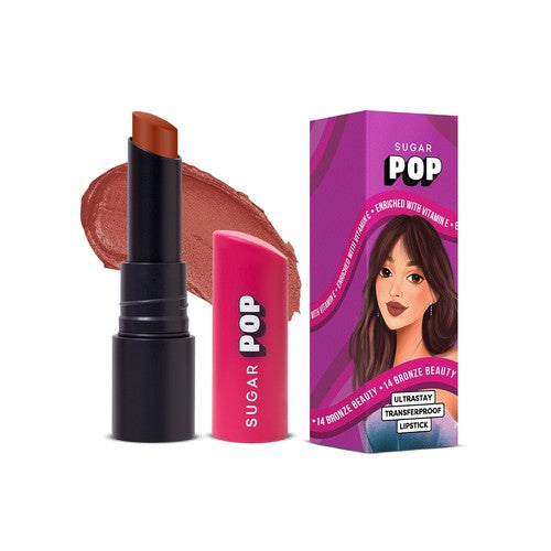 SUGAR POP Ultrastay Transferproof Lipstick 14 Bronze Beauty
