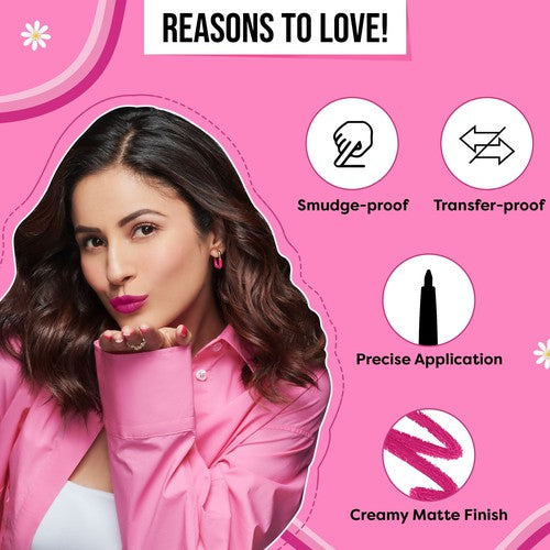 SUGAR POP Velvet Matte Lip Liner - 02 Pink Wave