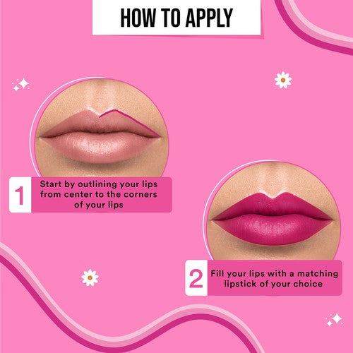 SUGAR POP Velvet Matte Lip Liner - 02 Pink Wave