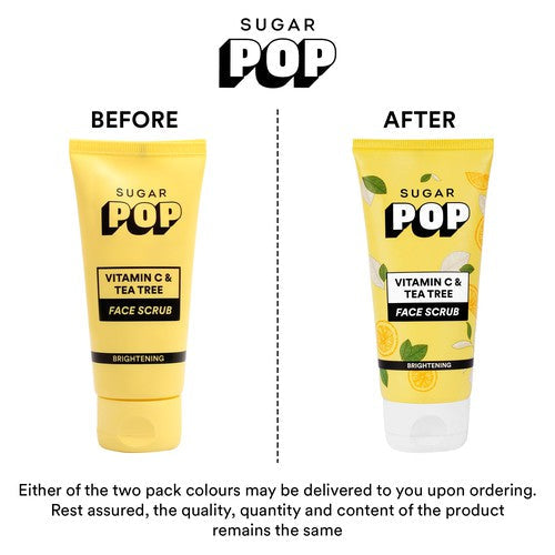 SUGAR POP Vitamin C & Tea Tree Face Scrub (Free Gift)