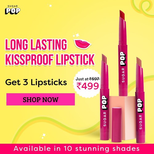 Set of 3 Kissproof Lipsticks (GPAY)