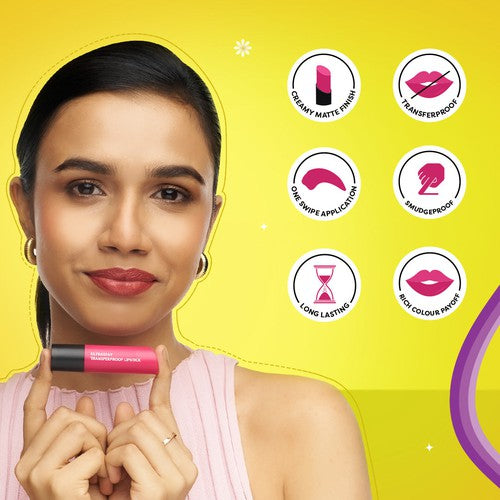 Set of 5 Kissproof Lipsticks