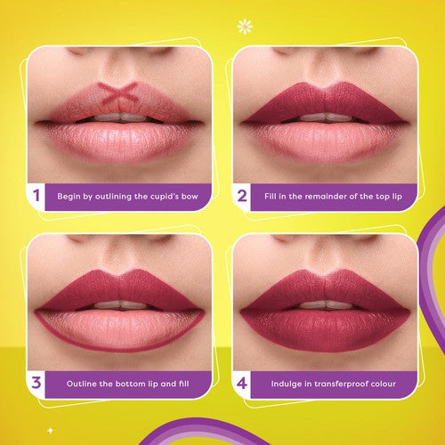 Set of 5 Kissproof Lipsticks