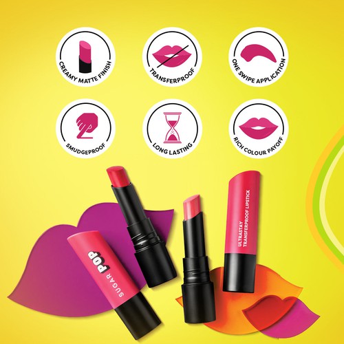 Set of 5 Ultrastay Transferproof Lipstick