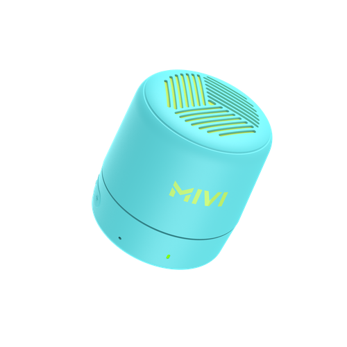 Turquoise Mivi Play Bluetooth Speakers